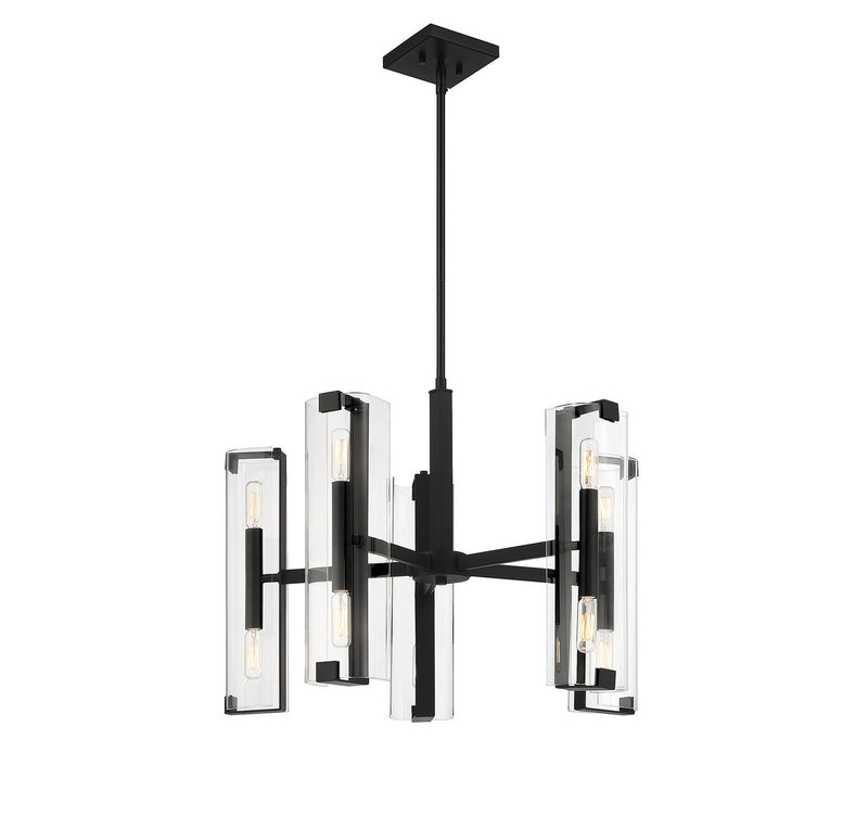 Savoy House 1-9772-10-89 Ten Light Chandelier, Matte Black (5)