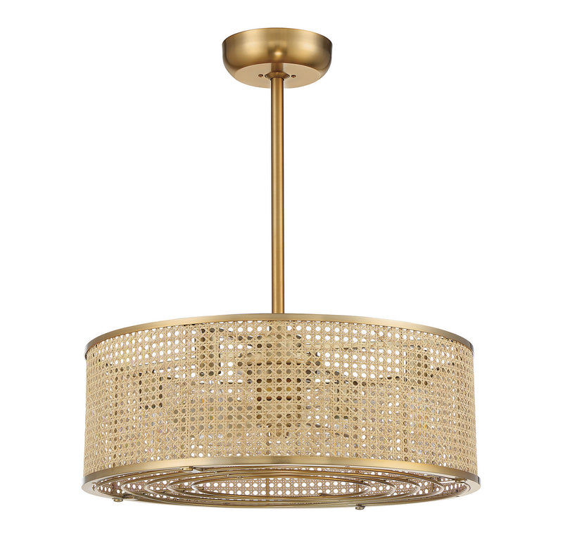 Savoy House 25-FD-1650-322 LED Fan D'Lier, Warm Brass (2)