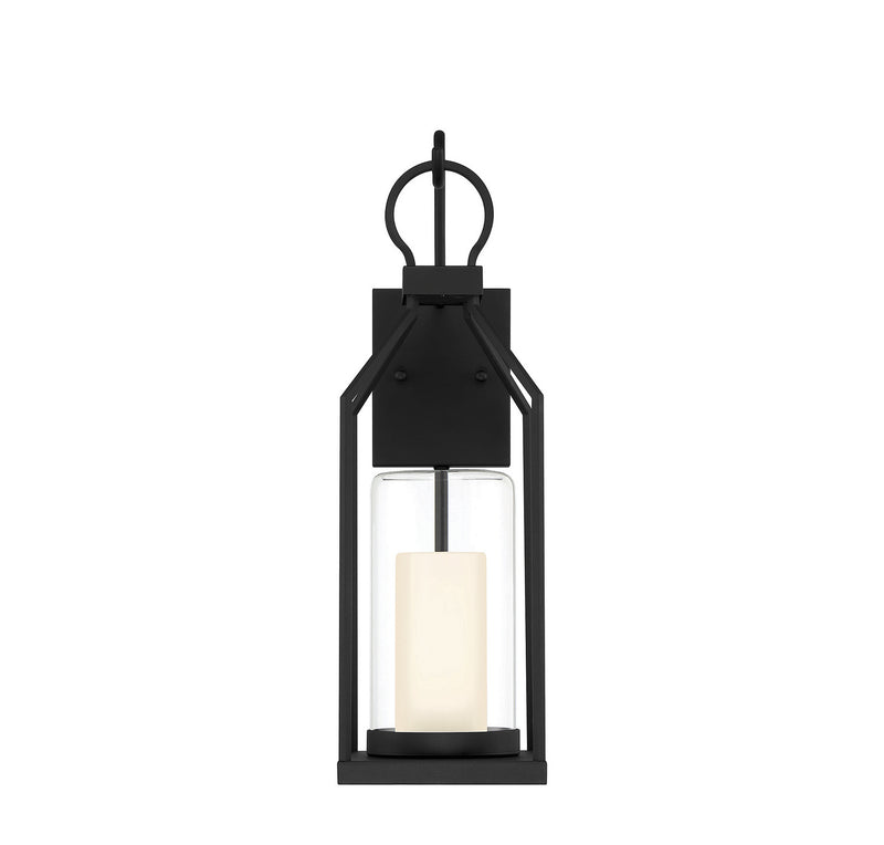 Savoy House 5-1985-BK One Light Outdoor Wall Lantern, Matte Black (3)