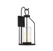 Savoy House 5-1985-BK One Light Outdoor Wall Lantern, Matte Black (4)