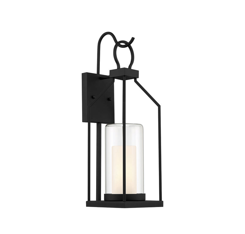 Savoy House 5-1985-BK One Light Outdoor Wall Lantern, Matte Black (4)