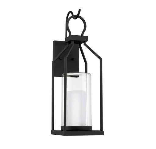 Savoy House 5-1986-BK One Light Outdoor Wall Lantern, Matte Black (2)