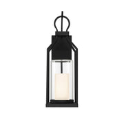 Savoy House 5-1986-BK One Light Outdoor Wall Lantern, Matte Black (3)