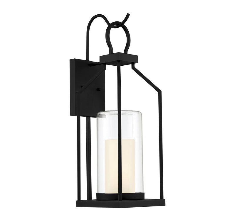 Savoy House 5-1986-BK One Light Outdoor Wall Lantern, Matte Black (4)