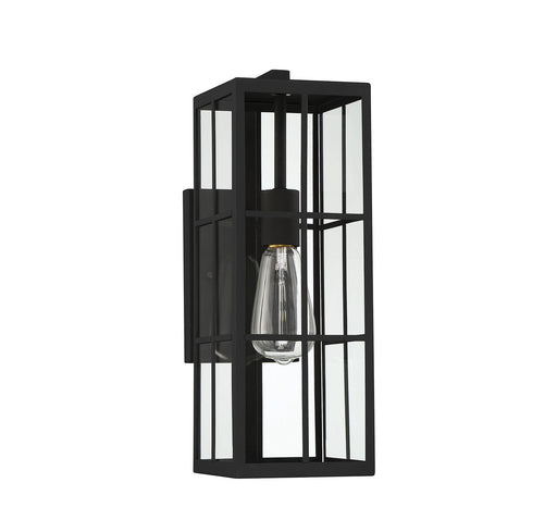 Savoy House 5-1989-BK One Light Outdoor Wall Lantern, Matte Black (2)