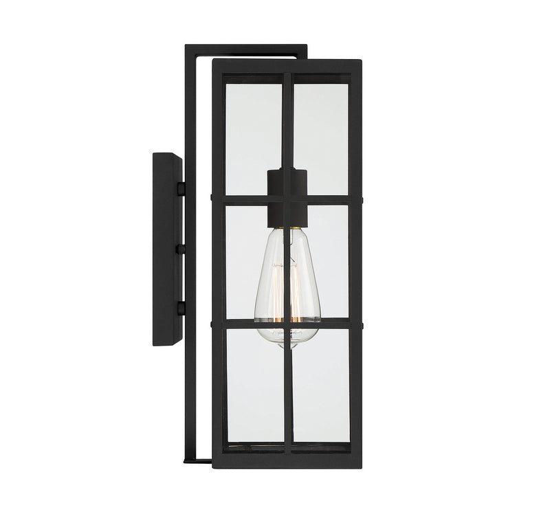 Savoy House 5-1989-BK One Light Outdoor Wall Lantern, Matte Black (5)