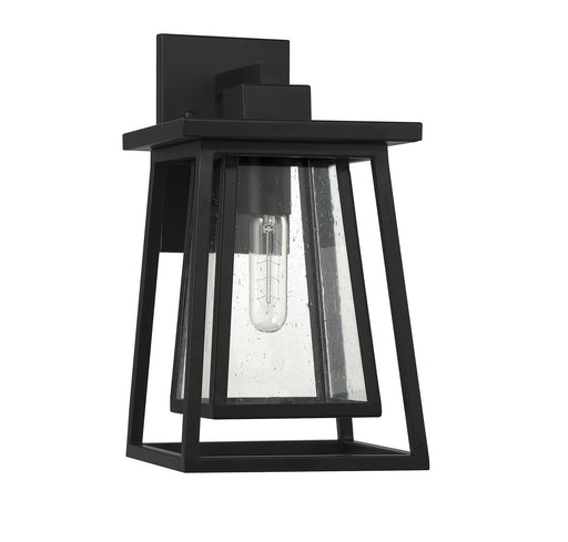 Savoy House 5-2021-BK One Light Outdoor Wall Lantern, Matte Black (2)