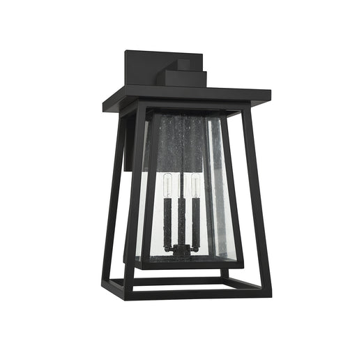 Savoy House 5-2023-BK Three Light Outdoor Wall Lantern, Matte Black (2)