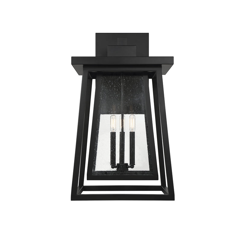Savoy House 5-2023-BK Three Light Outdoor Wall Lantern, Matte Black (3)