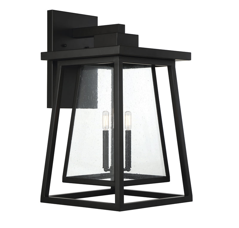 Savoy House 5-2023-BK Three Light Outdoor Wall Lantern, Matte Black (4)
