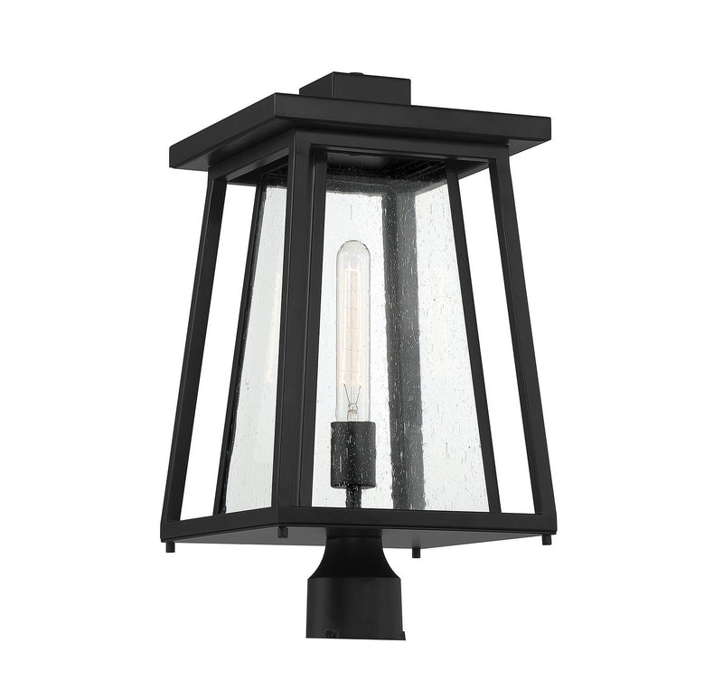Savoy House 5-2024-BK One Light Outdoor Post Lantern, Matte Black (3)