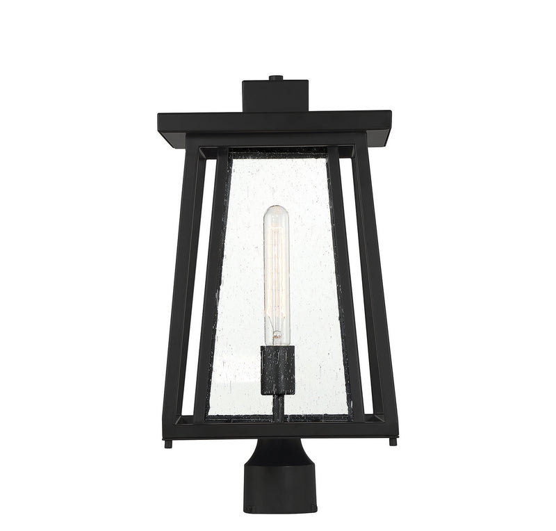Savoy House 5-2024-BK One Light Outdoor Post Lantern, Matte Black (4)