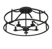 Savoy House 6-1679-5-89 Five Light Semi Flush Mount, Matte Black (4)