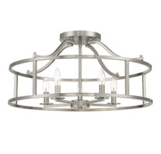 Savoy House 6-1679-5-SN Five Light Semi Flush Mount, Satin Nickel (3)