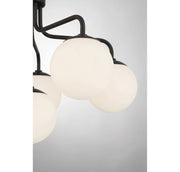 Savoy House 6-1950-6-89 Six Light Semi-Flush Mount, Matte Black (6)