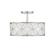 Savoy House 6-1953-4-109 Four Light Semi-Flush Mount, Polished Nickel (2)