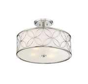 Savoy House 6-1953-4-109 Four Light Semi-Flush Mount, Polished Nickel (4)