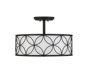 Savoy House 6-1953-4-89 Four Light Semi-Flush Mount, Matte Black (2)