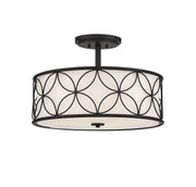 Savoy House 6-1953-4-89 Four Light Semi-Flush Mount, Matte Black (3)