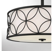 Savoy House 6-1953-4-89 Four Light Semi-Flush Mount, Matte Black (5)