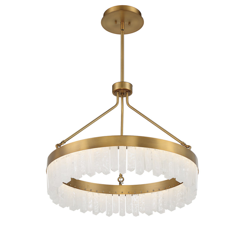 Savoy House 7-1620-43-322 LED Pendant, Warm Brass (4)