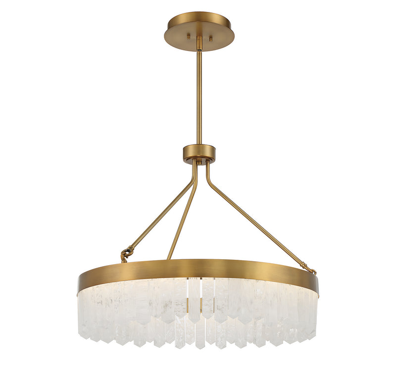 Savoy House 7-1620-43-322 LED Pendant, Warm Brass (5)