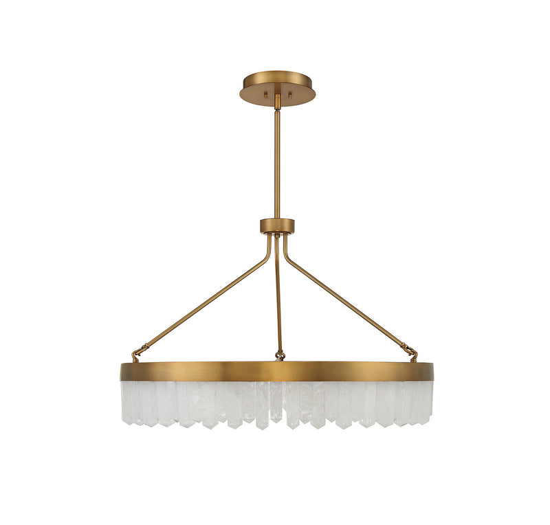 Savoy House 7-1621-53-322 LED Pendant, Warm Brass (2)