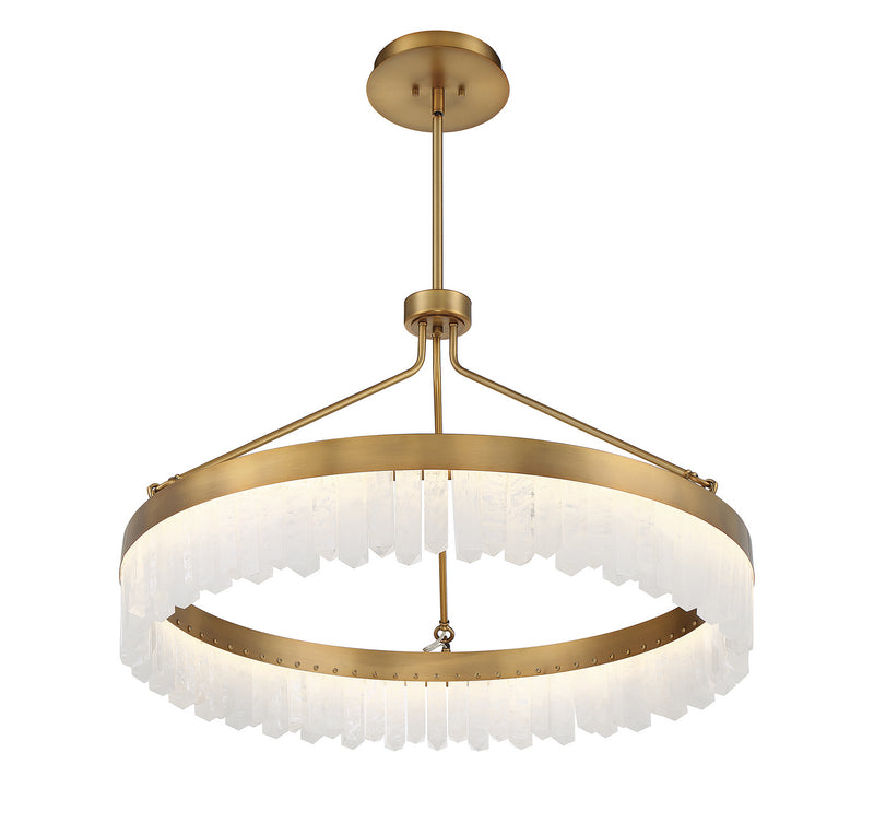 Savoy House 7-1621-53-322 LED Pendant, Warm Brass (4)
