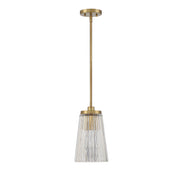 Savoy House 7-1742-1-322 One Light Pendant, Warm Brass (2)