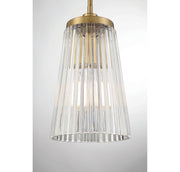 Savoy House 7-1742-1-322 One Light Pendant, Warm Brass (5)