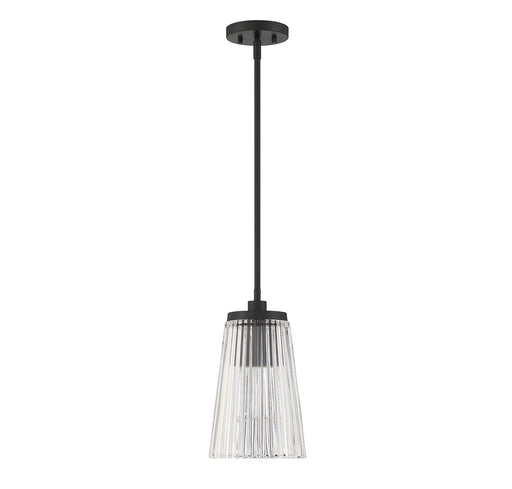 Savoy House 7-1742-1-89 One Light Pendant, Matte Black (2)