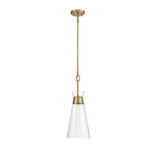 Savoy House 7-1831-1-322 One Light Pendant, Warm Brass (2)