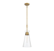 Savoy House 7-1831-1-322 One Light Pendant, Warm Brass (3)