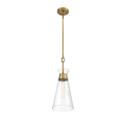 Savoy House 7-1831-1-322 One Light Pendant, Warm Brass (4)