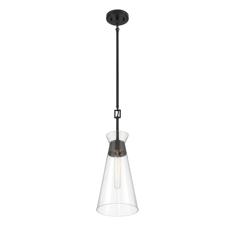 Savoy House 7-1831-1-89 One Light Pendant, Matte Black (4)