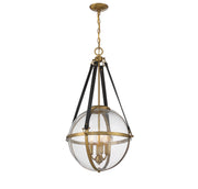 Savoy House 7-1836-4-322 Four Light Pendant, Warm Brass (3)