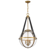 Savoy House 7-1836-4-322 Four Light Pendant, Warm Brass (5)