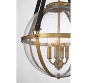 Savoy House 7-1836-4-322 Four Light Pendant, Warm Brass (6)