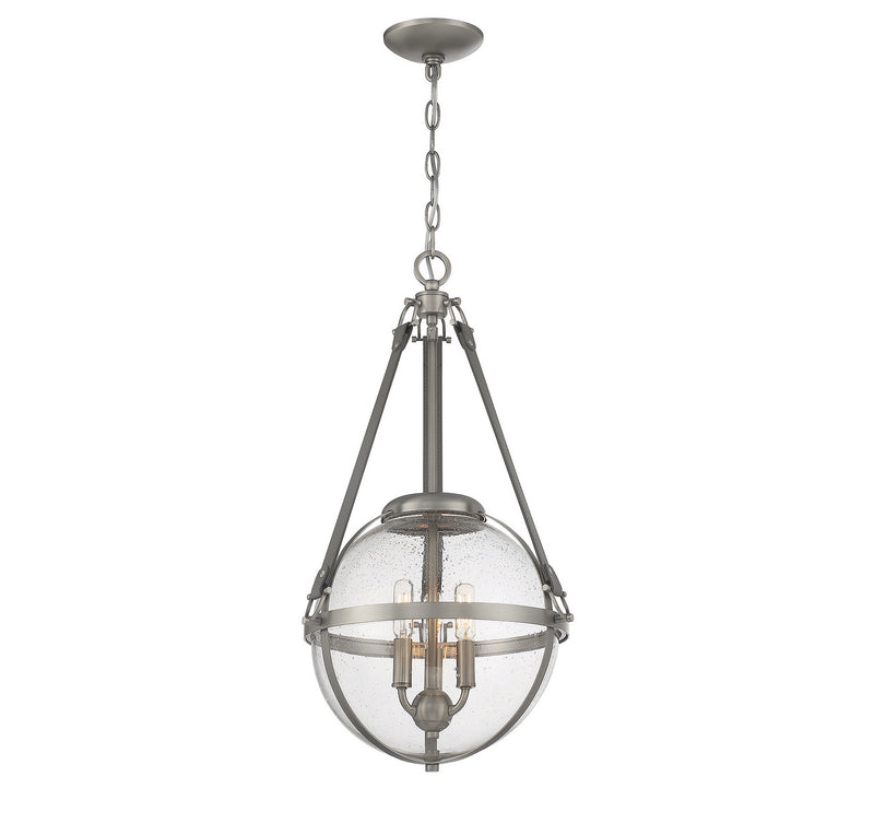 Savoy House 7-1837-3-154 Three Light Pendant, Antique Nickel (3)