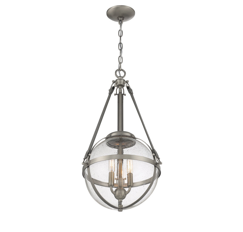 Savoy House 7-1837-3-154 Three Light Pendant, Antique Nickel (4)