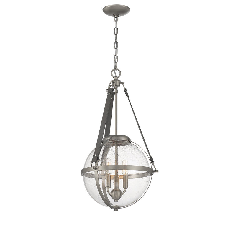Savoy House 7-1837-3-154 Three Light Pendant, Antique Nickel (5)