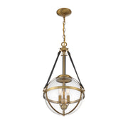 Savoy House 7-1837-3-322 Three Light Pendant, Warm Brass (4)