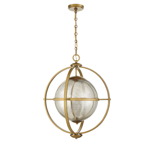 Savoy House 7-1872-3-322 Three Light Pendant, Warm Brass (2)