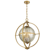 Savoy House 7-1872-3-322 Three Light Pendant, Warm Brass (3)