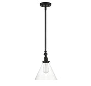 Savoy House 7-9132-1-89 One Light Pendant, Matte Black (2)
