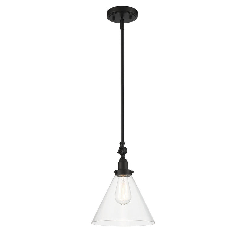 Savoy House 7-9132-1-89 One Light Pendant, Matte Black (3)