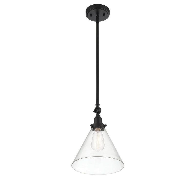 Savoy House 7-9132-1-89 One Light Pendant, Matte Black (4)