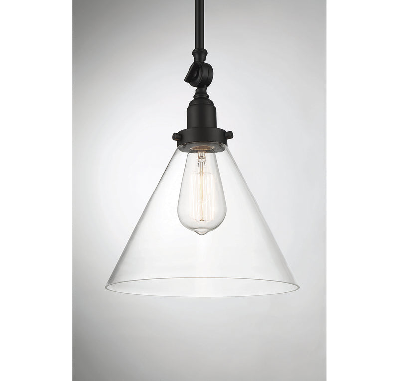 Savoy House 7-9132-1-89 One Light Pendant, Matte Black (5)
