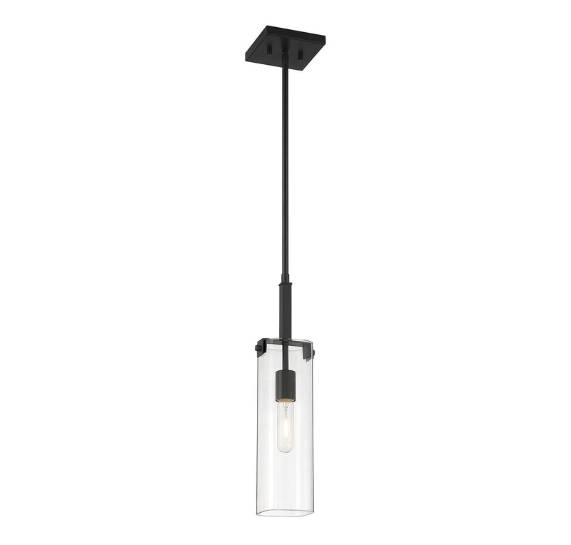 Savoy House 7-9770-1-89 One Light Mini-Pendant, Matte Black (3)
