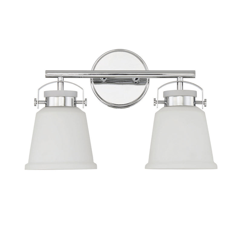 Savoy House 8-1627-2-11 Two Light Bathroom Vanity, Polished Chrome (2)